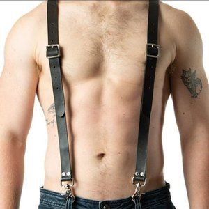 NASTY PIG - MEN'S- Anvil Leather Suspender Harness